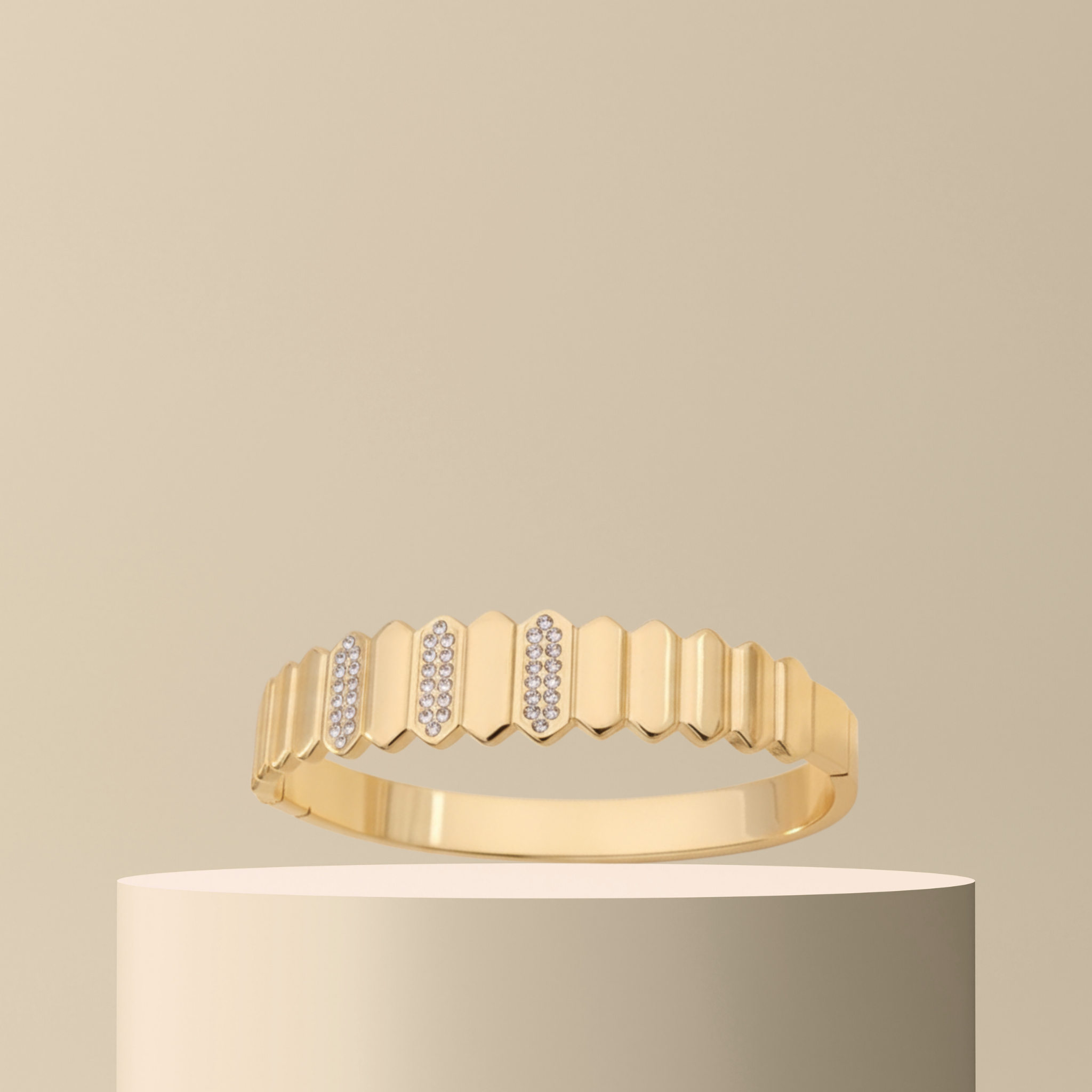 Modern Geometric Anti Tarnish Bracelet