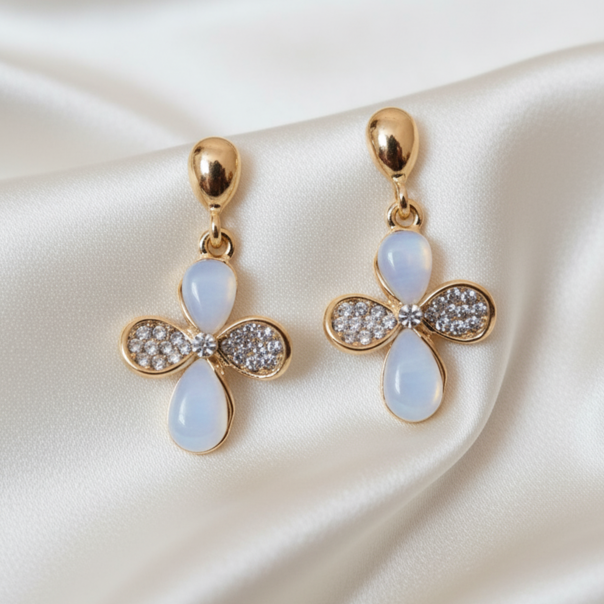 Aurora Bloom Drop Earrings