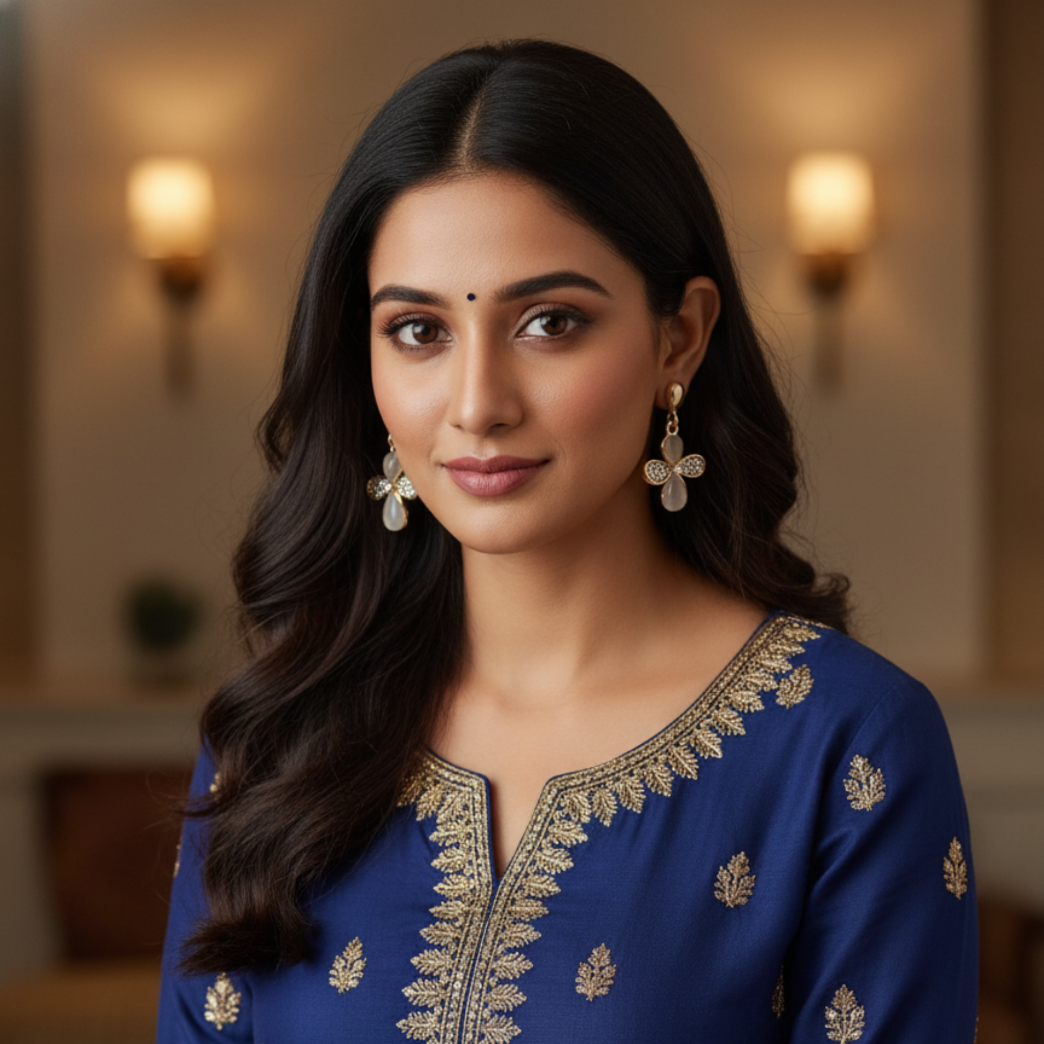 Aurora Bloom Drop Earrings